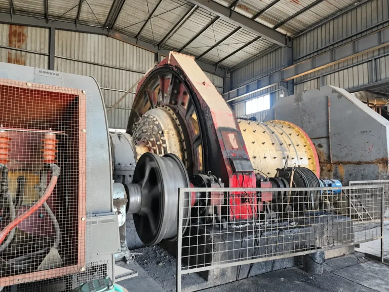 Grinding mill drive at the Shi and Yan mining facility